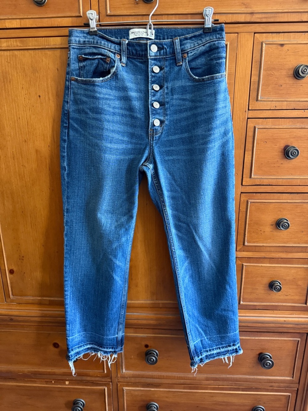 Abercrombie & Fitch Women's Ankle Straight Ultra High rise Jeans - 30/10s